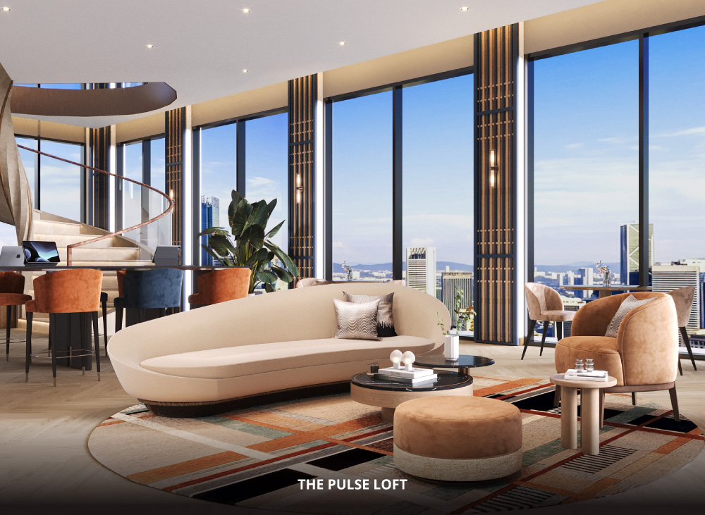 Reception Lobby at The Pulse Loft
